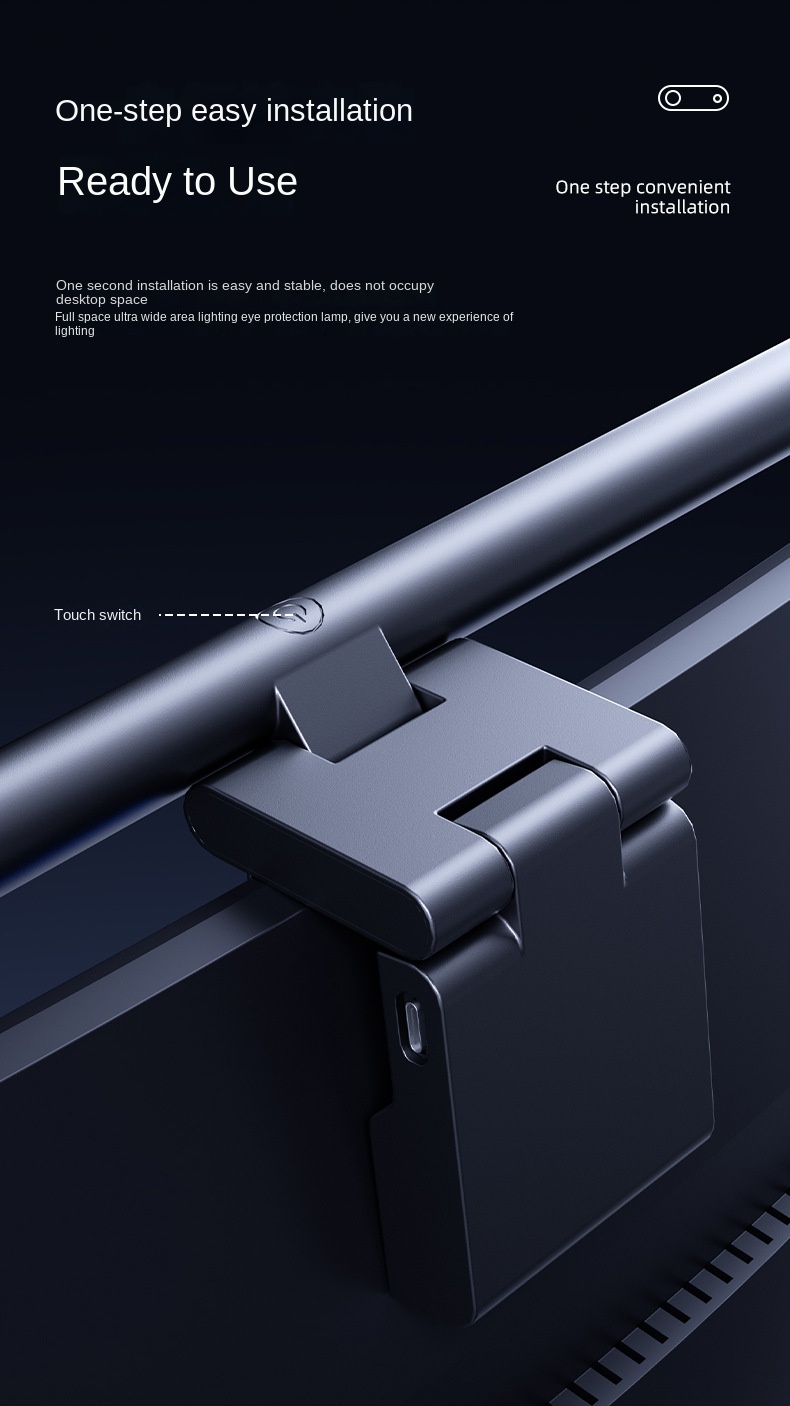 Eye-Caring Desktop Monitor Light for Study and Gaming Eye-Caring Desktop Monitor Light for Study and