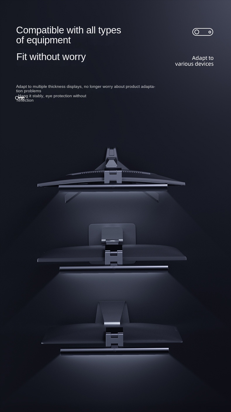 Eye-Caring Desktop Monitor Light for Study and Gaming Eye-Caring Desktop Monitor Light for Study and