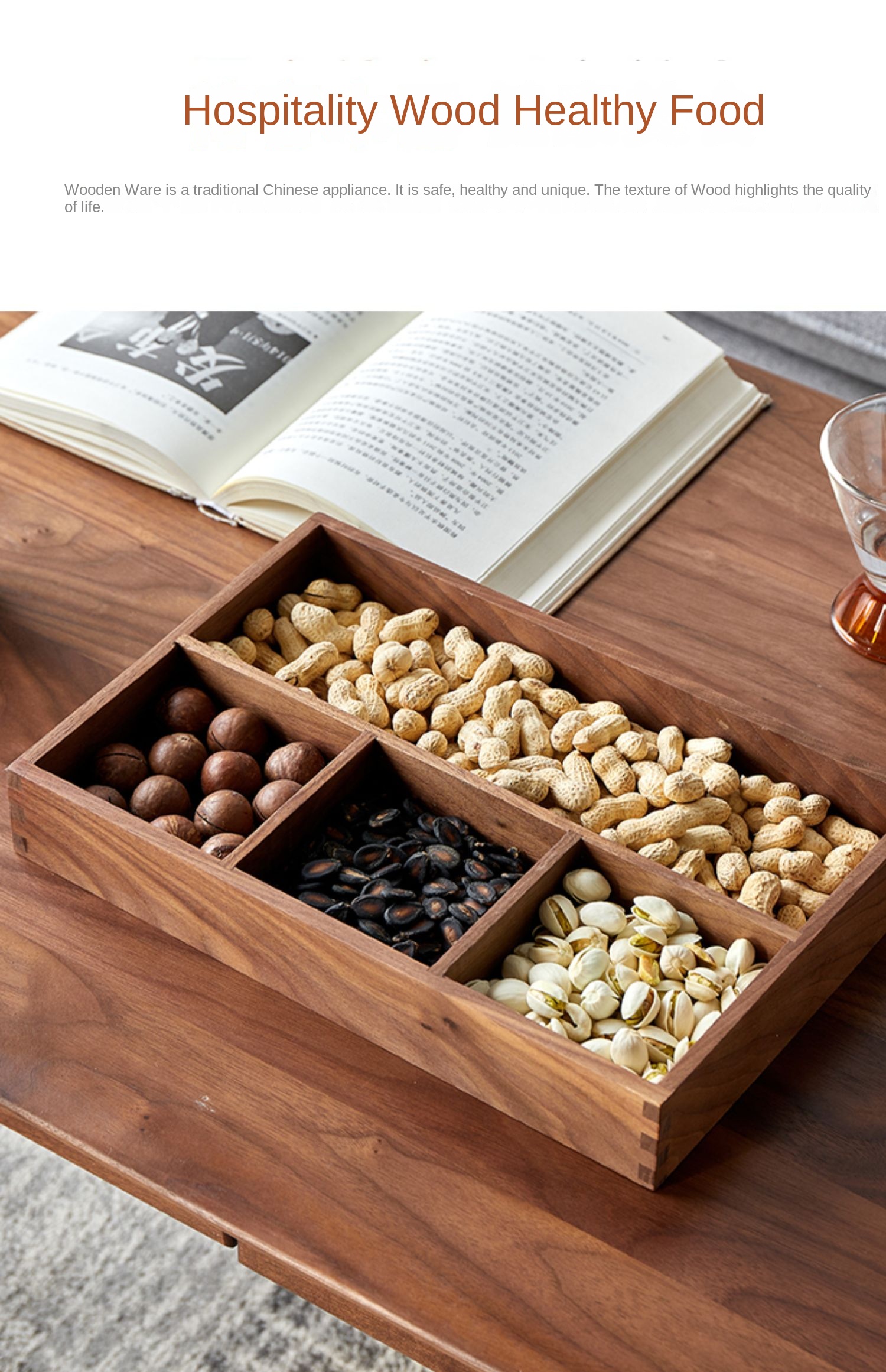 Wooden Storage Box for Keys, Jewellery and Office Supplies Wooden Storage Box for Keys, Jewellery and Office