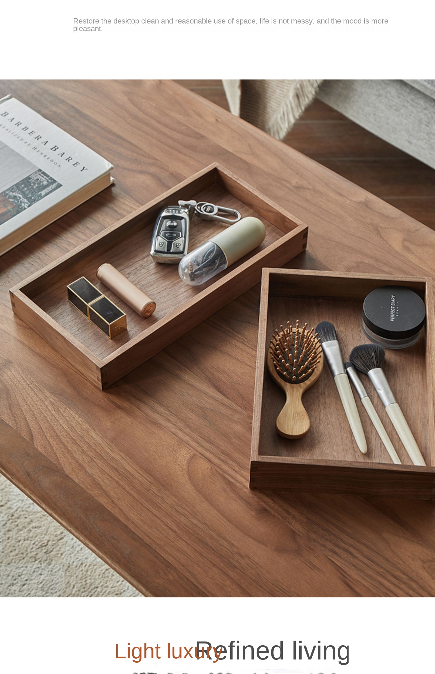 Wooden Storage Box for Keys, Jewellery and Office Supplies Wooden Storage Box for Keys, Jewellery and Office