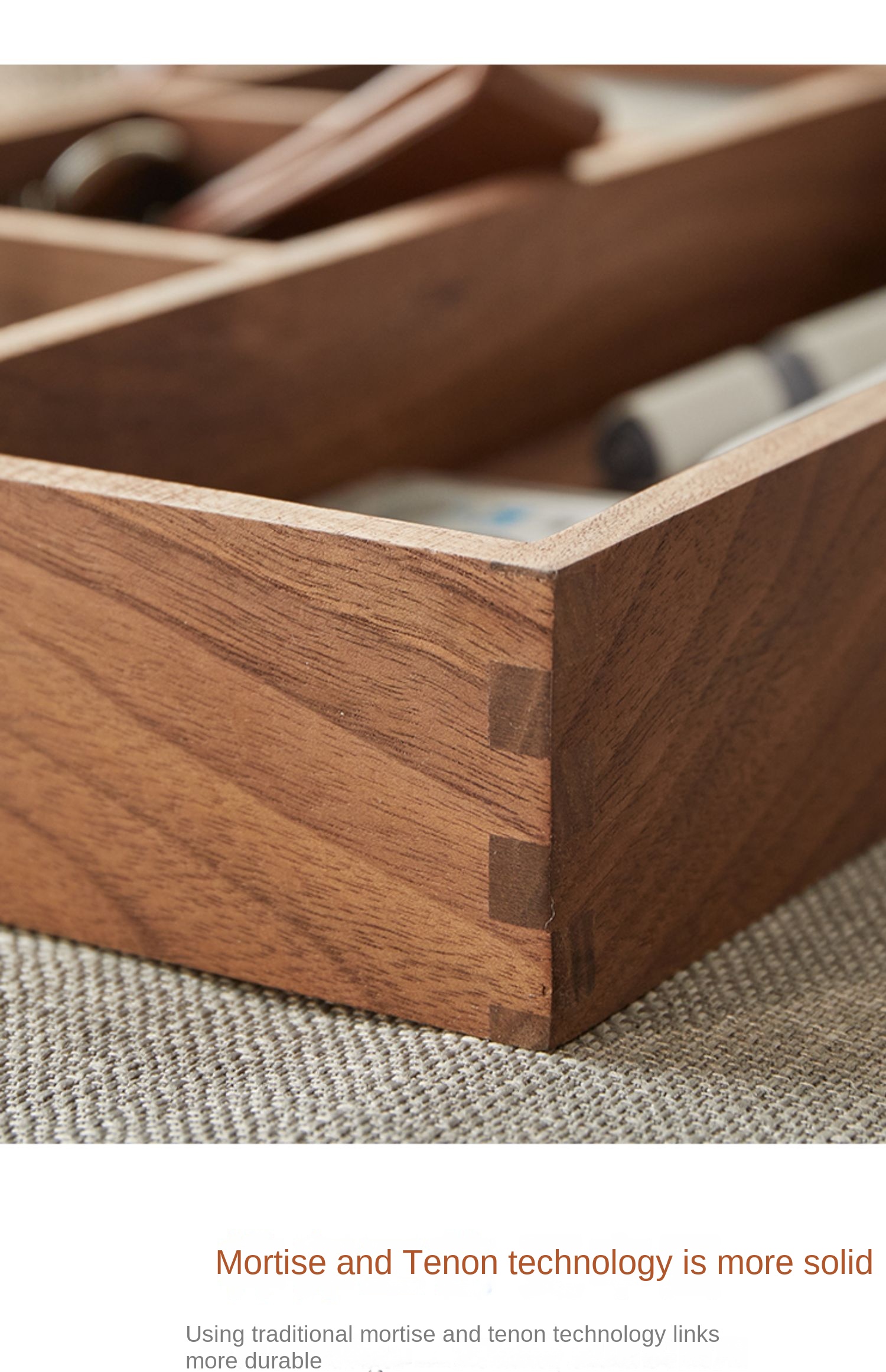 Wooden Storage Box for Keys, Jewellery and Office Supplies Wooden Storage Box for Keys, Jewellery and Office