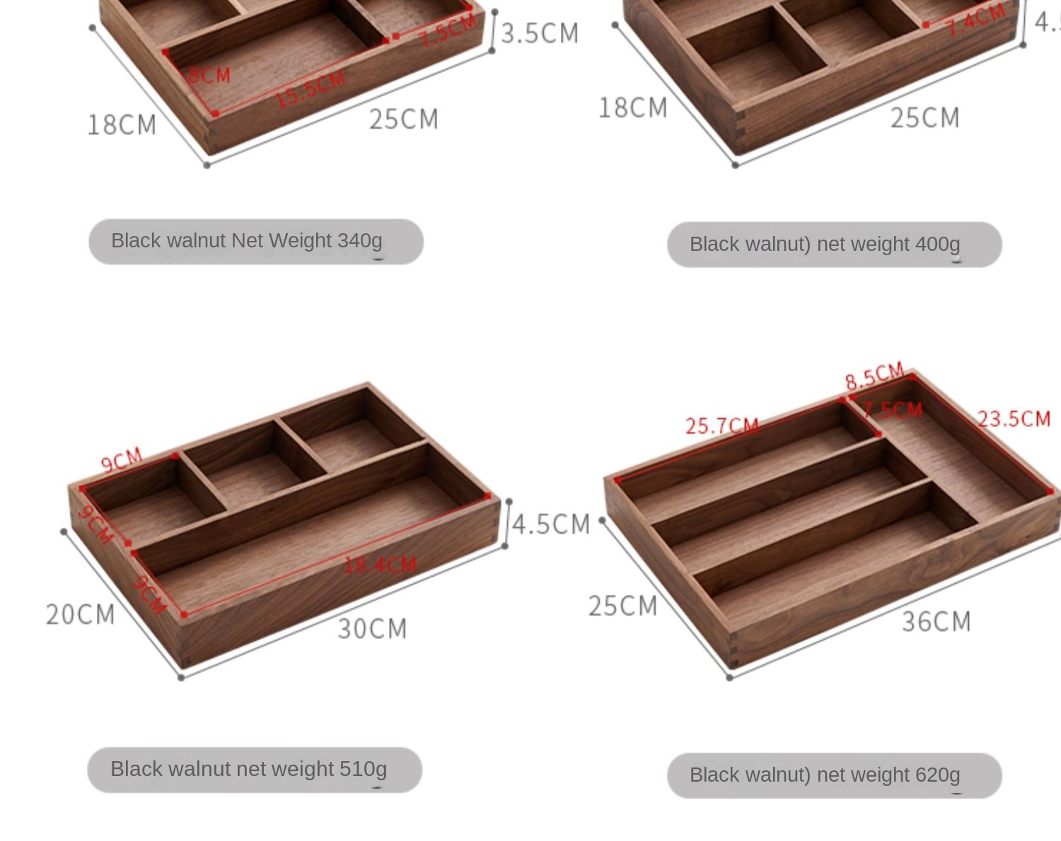 Wooden Storage Box for Keys, Jewellery and Office Supplies Wooden Storage Box for Keys, Jewellery and Office