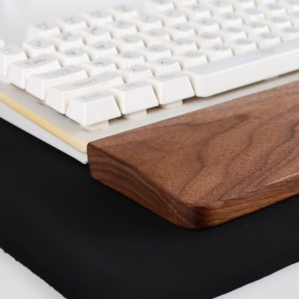 Solid Wood Keyboard Wrist Rest in North American