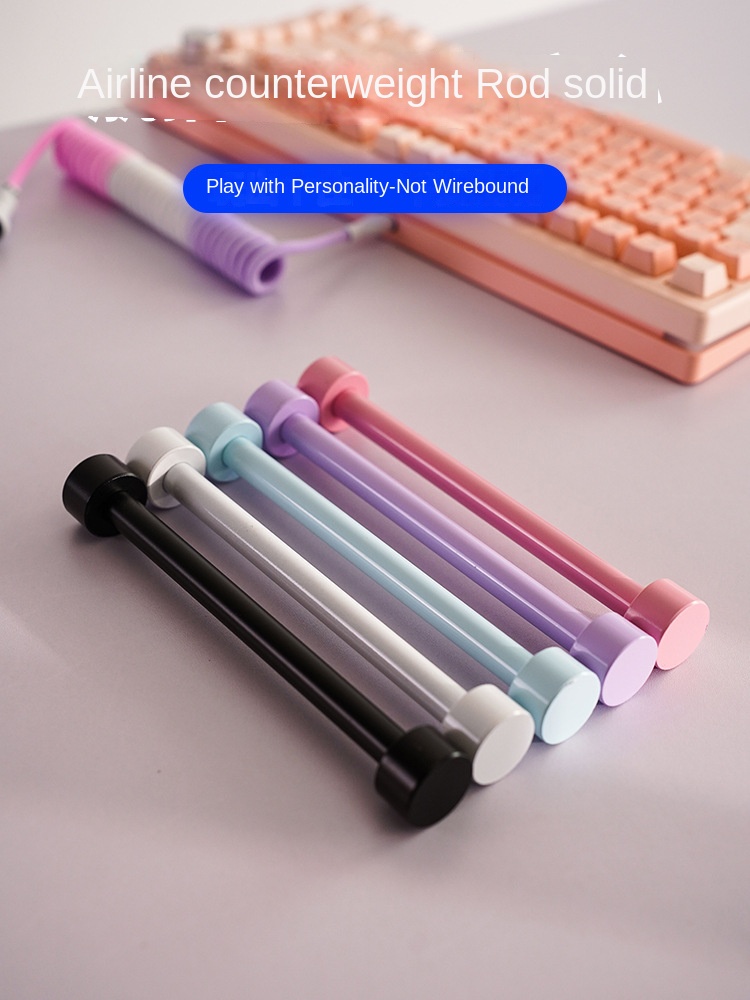 Mechanical Keyboard Cable Management Weight Rods for Neat Setup Mechanical Keyboard Cable Management Weight Rods