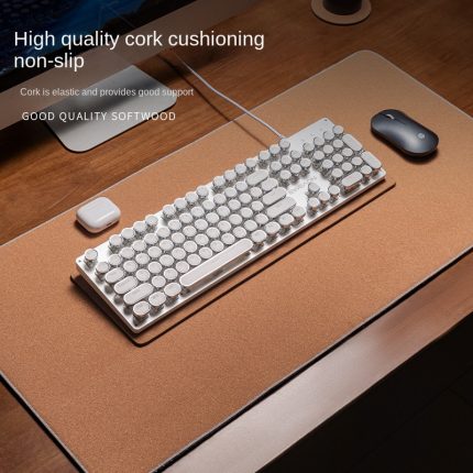 Cork Mouse Pad and Desk Mat for Office and Home Use