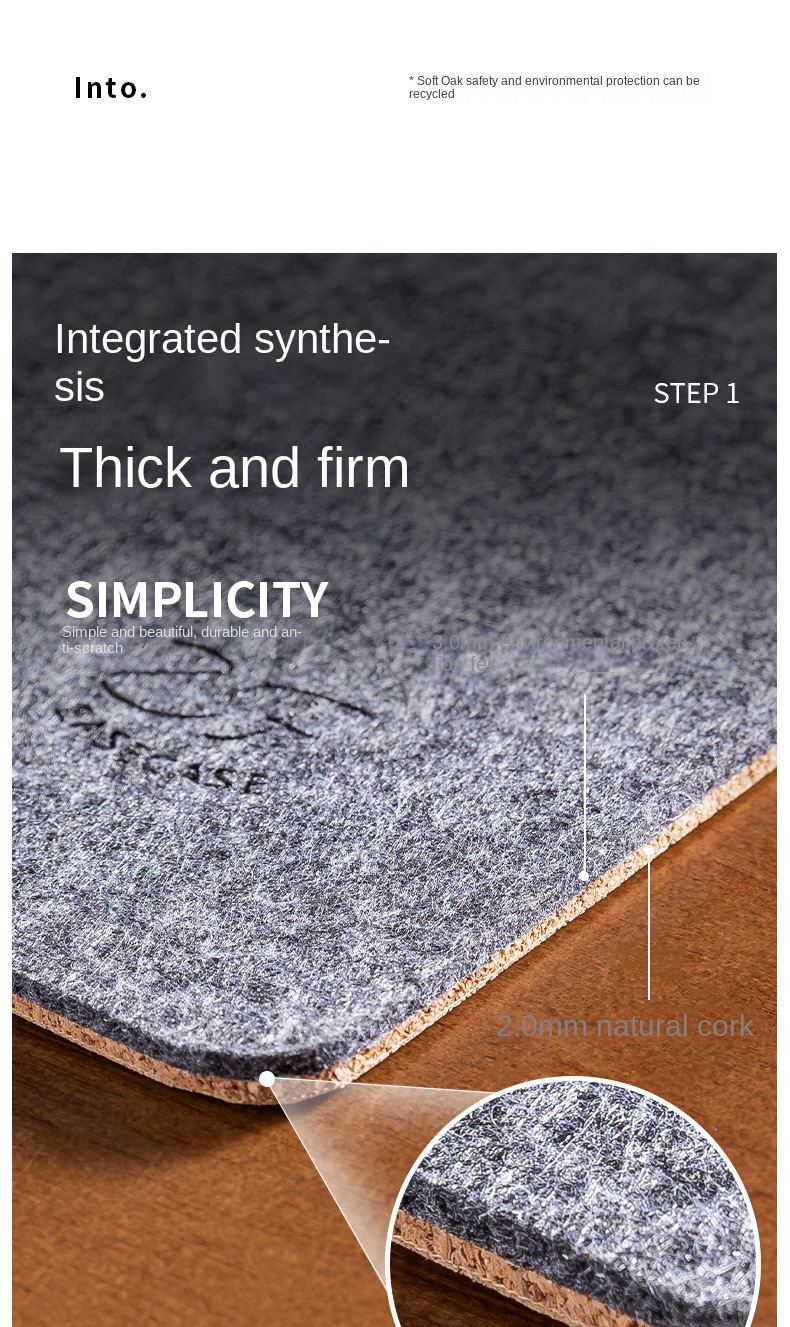 Cork Mouse Pad and Desk Mat for Office and Home Use Cork Mouse Pad and Desk Mat for Office and Home Use