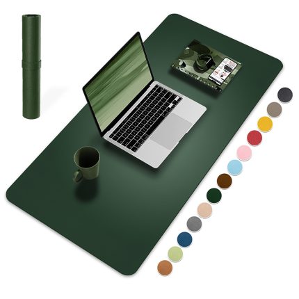 Large Leather Mouse Pad with Anti-Slip Design for