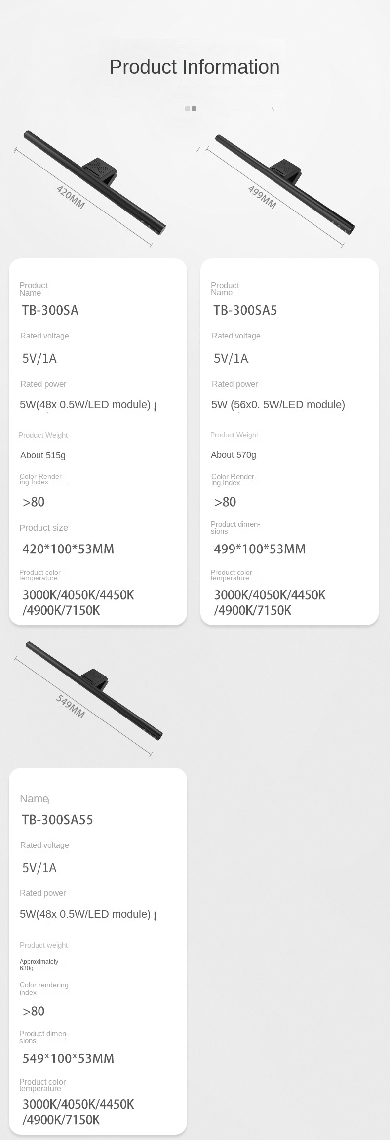 2024 Aluminium Alloy Computer Screen Light with Eye Care LED 2024 Aluminium Alloy Computer Screen Light with Eye