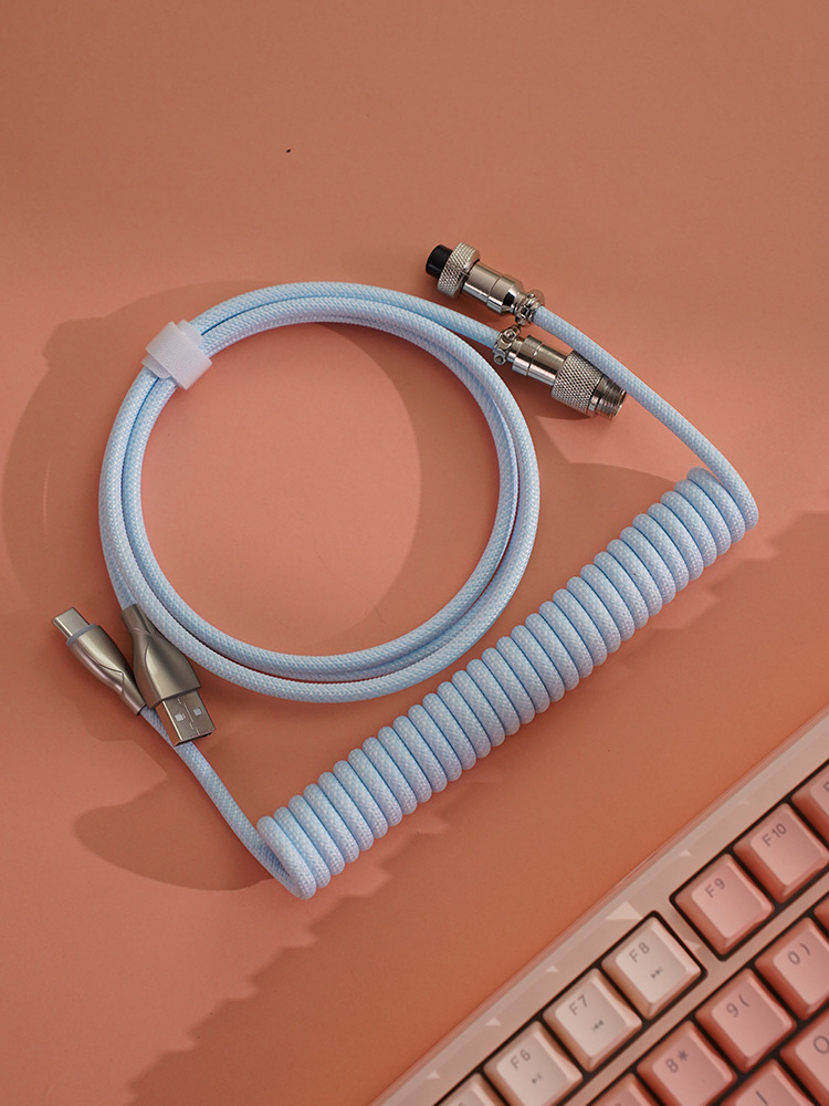 Custom Mechanical Keyboard Magnetic Axis Type-C Braided Cable Set Custom Mechanical Keyboard Magnetic Axis Type-C