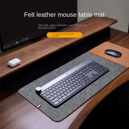 Large Non-Slip Felt Mouse Pad for Office and Gaming