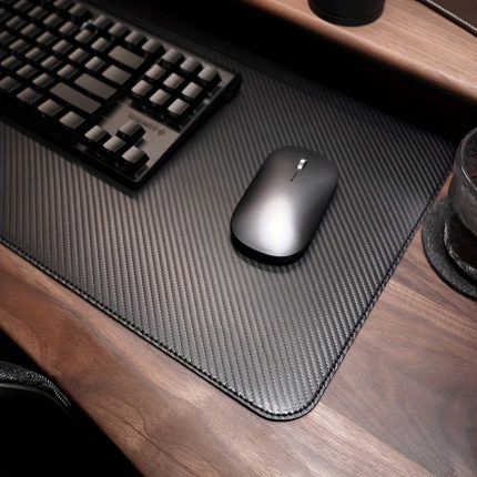 Large Waterproof Carbon Fibre Mouse Pad for Office
