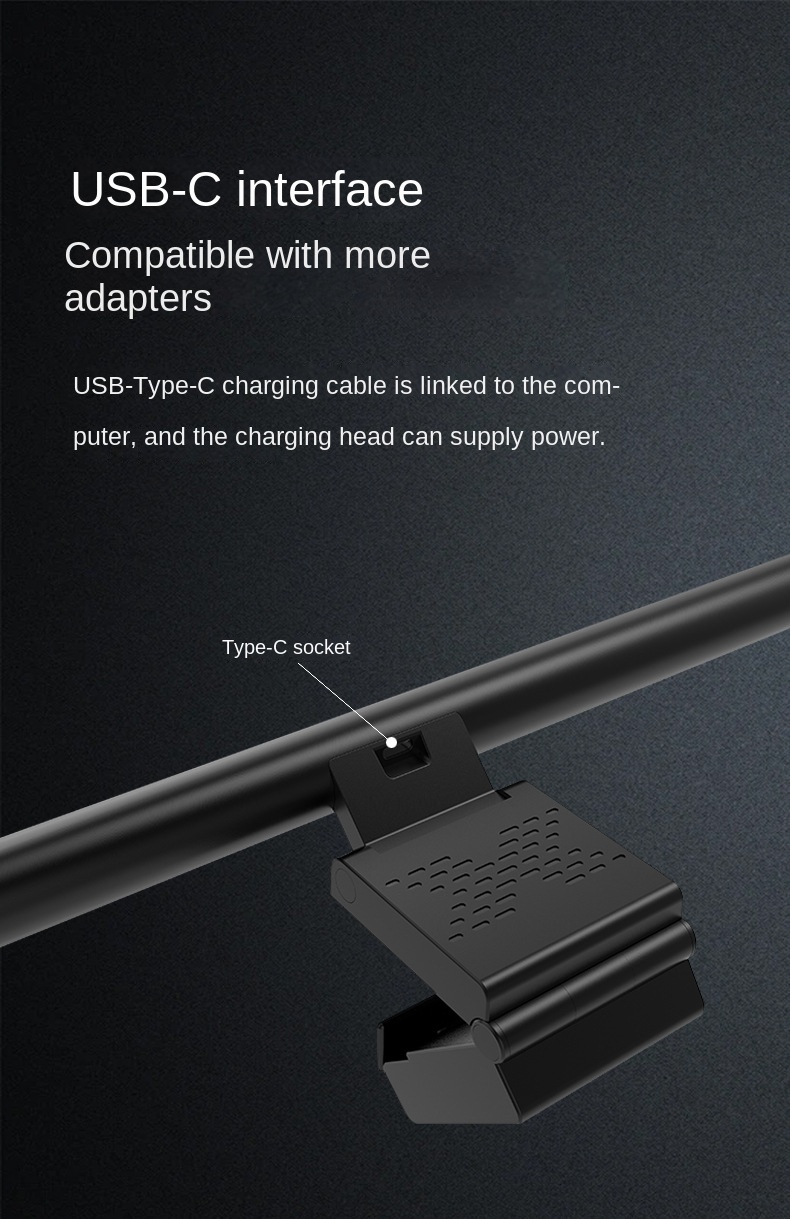 2024 Aluminium Alloy Computer Screen Light with Eye Care LED 2024 Aluminium Alloy Computer Screen Light with Eye