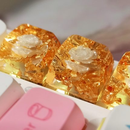 Cute DIY Resin Gaming Mechanical Keyboard Keycaps