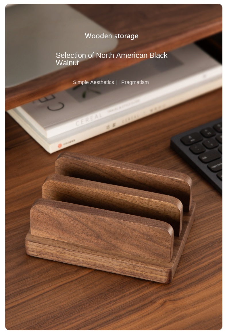 Adjustable Wooden Laptop Stand for Desk and Tablet Storage Adjustable Wooden Laptop Stand for Desk and Tablet