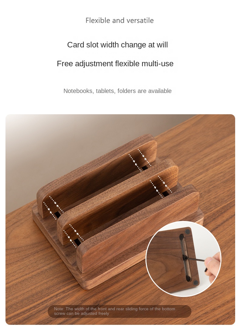 Adjustable Wooden Laptop Stand for Desk and Tablet Storage Adjustable Wooden Laptop Stand for Desk and Tablet