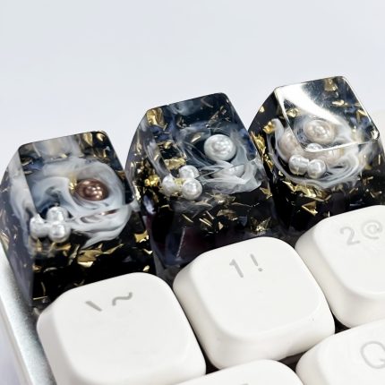 Custom Resin Backlit Metal Foil Keycap for