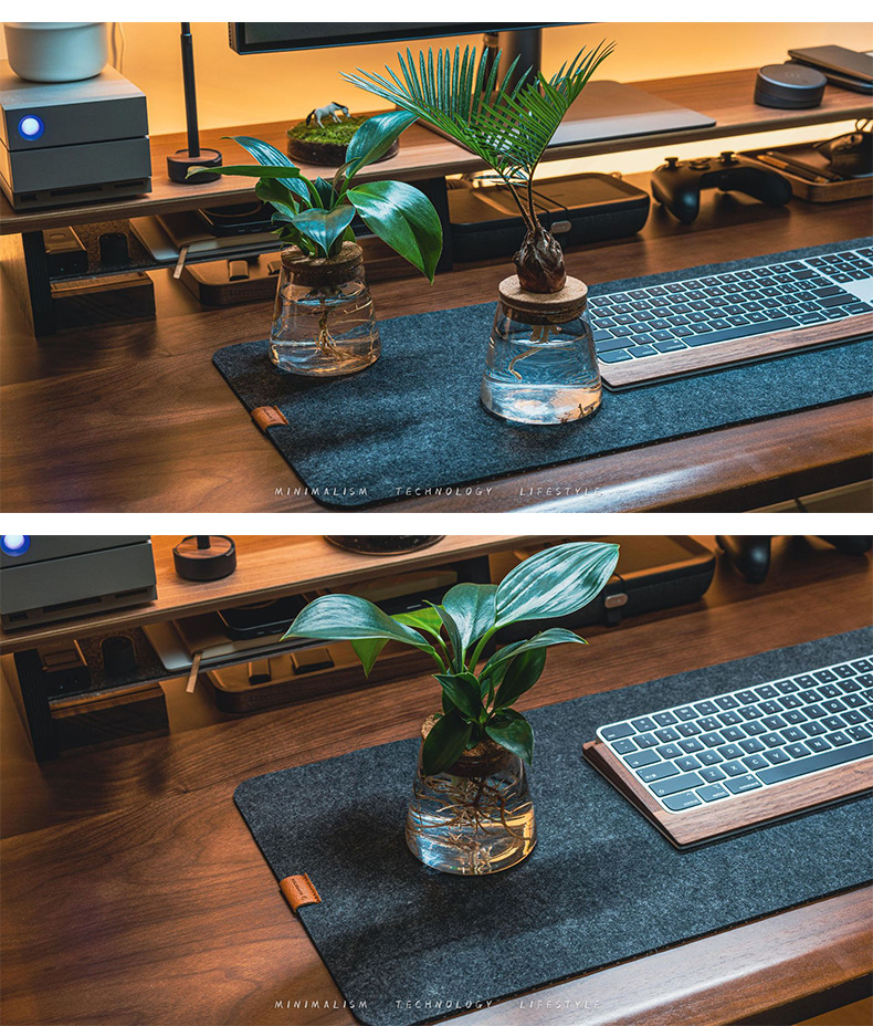 Large Felt Mouse Pad for Office Desk Gaming and Writing Large Felt Mouse Pad for Office Desk Gaming and