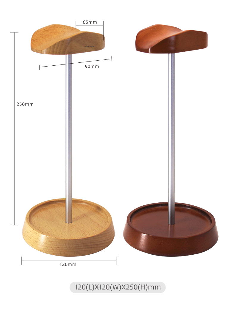 Wooden Headphone Stand with Storage Tray for Gaming Wooden Headphone Stand with Storage Tray for Gaming