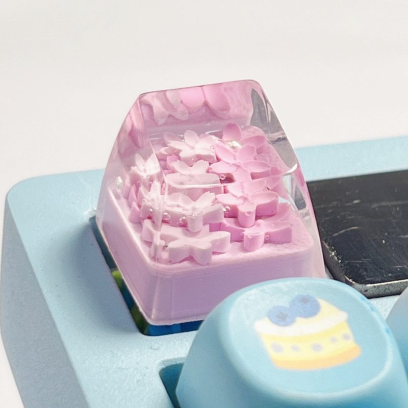 Customisable Resin Cherry Blossom Keycap for