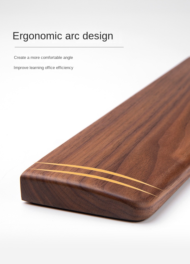Wooden Wrist Rest for Mechanical Keyboards and Mice Wooden Wrist Rest for Mechanical Keyboards and Mice