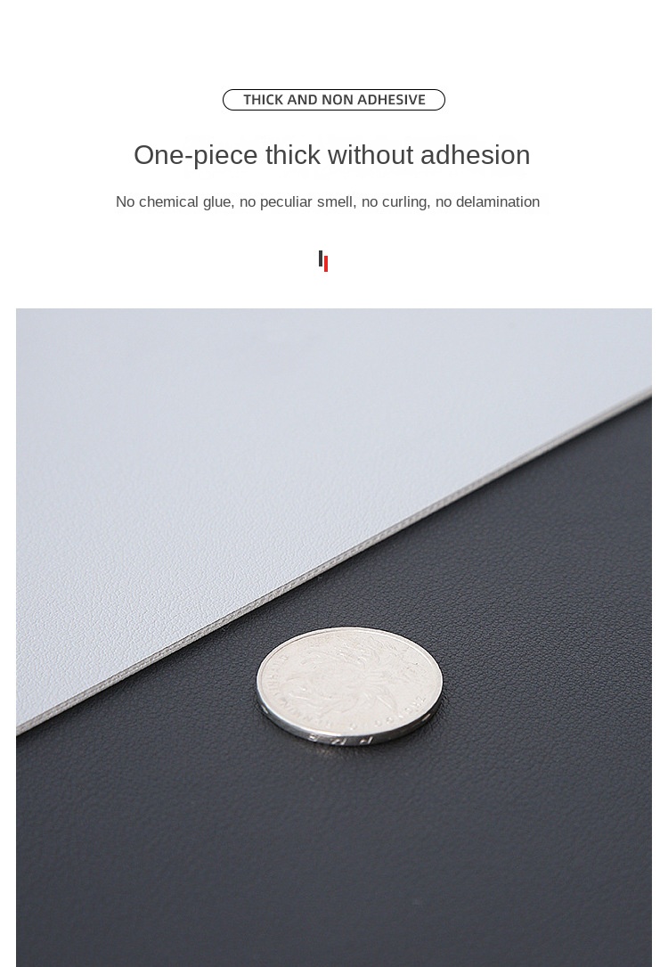 Large Leather Mouse Pad with Anti-Slip Design for Office Use Large Leather Mouse Pad with Anti-Slip Design for