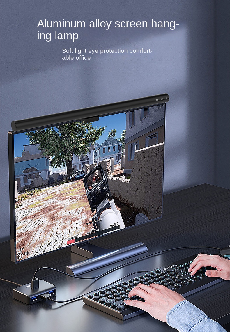 Computer Screen Ambient Light with Anti-Blue Light for Gaming Computer Screen Ambient Light with Anti-Blue Light
