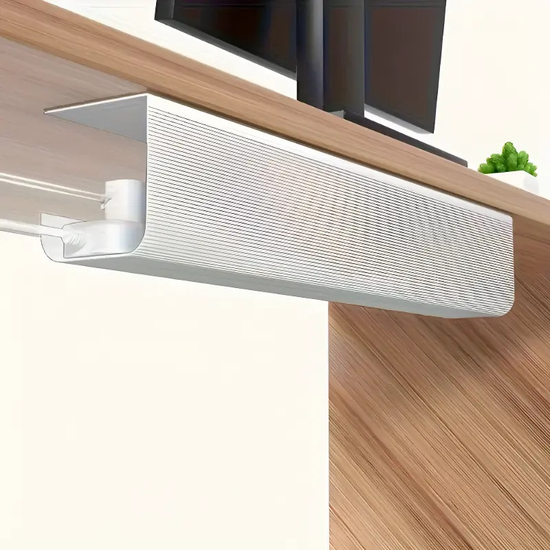 Under-Desk Cable Management Box for Tidy Workspaces Under-Desk Cable Management Box for Tidy Workspaces