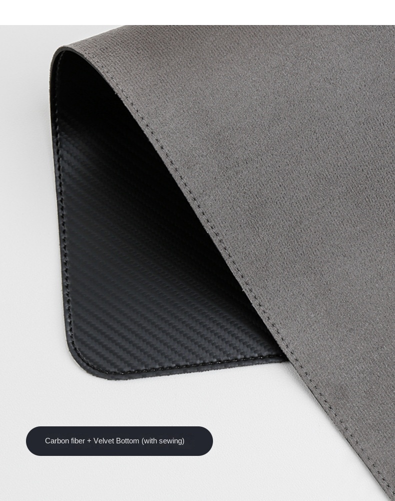 Large Waterproof Carbon Fibre Mouse Pad for Office Use Large Waterproof Carbon Fibre Mouse Pad for Office