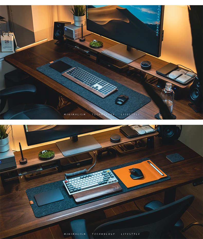 Large Felt Mouse Pad for Office Desk Gaming and Writing Large Felt Mouse Pad for Office Desk Gaming and