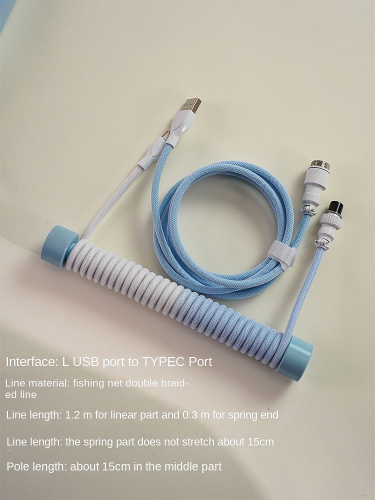 Custom Mechanical Keyboard Type-C Nylon Data Cable Set Custom Mechanical Keyboard Type-C Nylon Data Cable