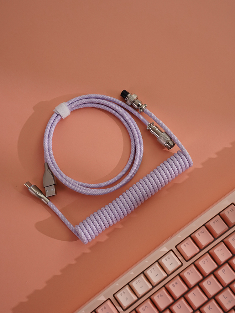 Custom Mechanical Keyboard Magnetic Axis Type-C Braided Cable Set Custom Mechanical Keyboard Magnetic Axis Type-C