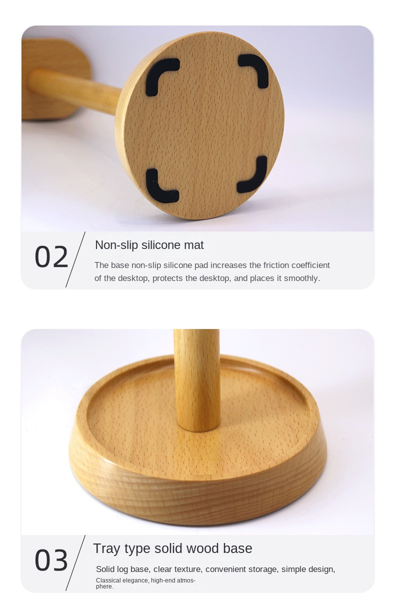 Wooden Headphone Stand with Storage Tray for Gaming Wooden Headphone Stand with Storage Tray for Gaming