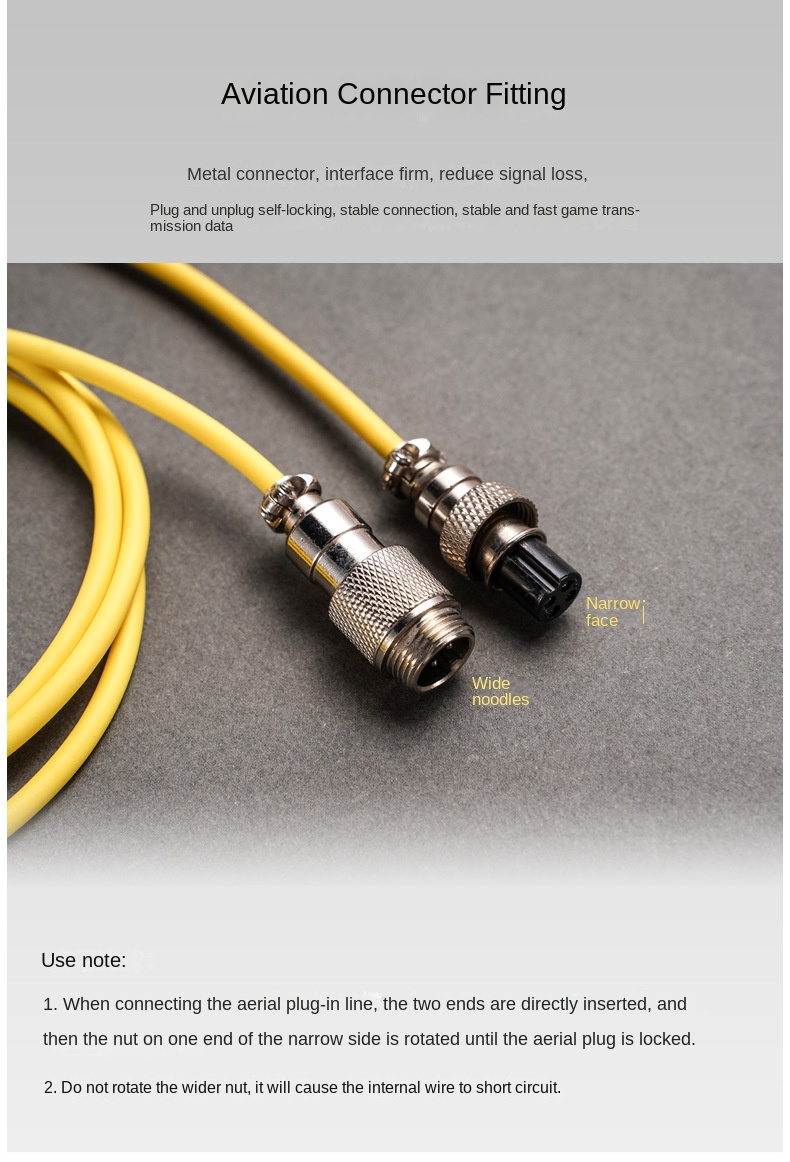 Customisable PU Type-C Mechanical Keyboard Cable Customisable PU Type-C Mechanical Keyboard Cable