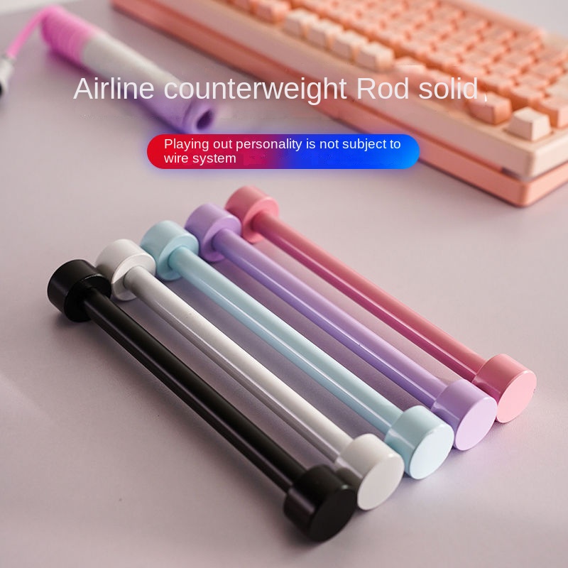 Custom Mechanical Keyboard Cable with Weighted Insert for Neat Organisation Custom Mechanical Keyboard Cable with Weighted