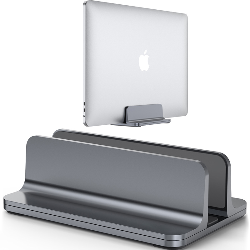 Portable Silicone Laptop Stand with Dual Slots for Stability Portable Silicone Laptop Stand with Dual Slots for