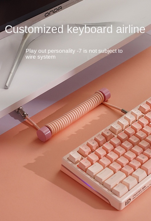 Custom Mechanical Keyboard Magnetic Axis Type-C Braided Cable Set Custom Mechanical Keyboard Magnetic Axis Type-C