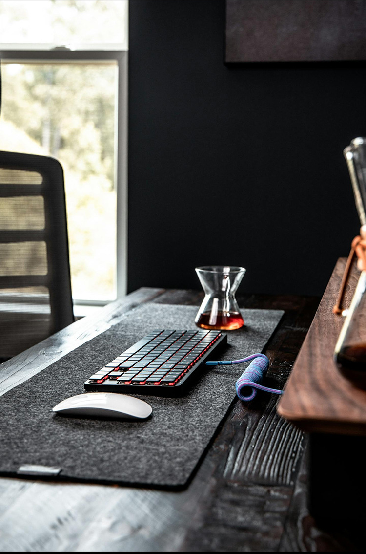 Large 5mm Thick Felt Cork Mouse Pad for Office Use Large 5mm Thick Felt Cork Mouse Pad for Office Use