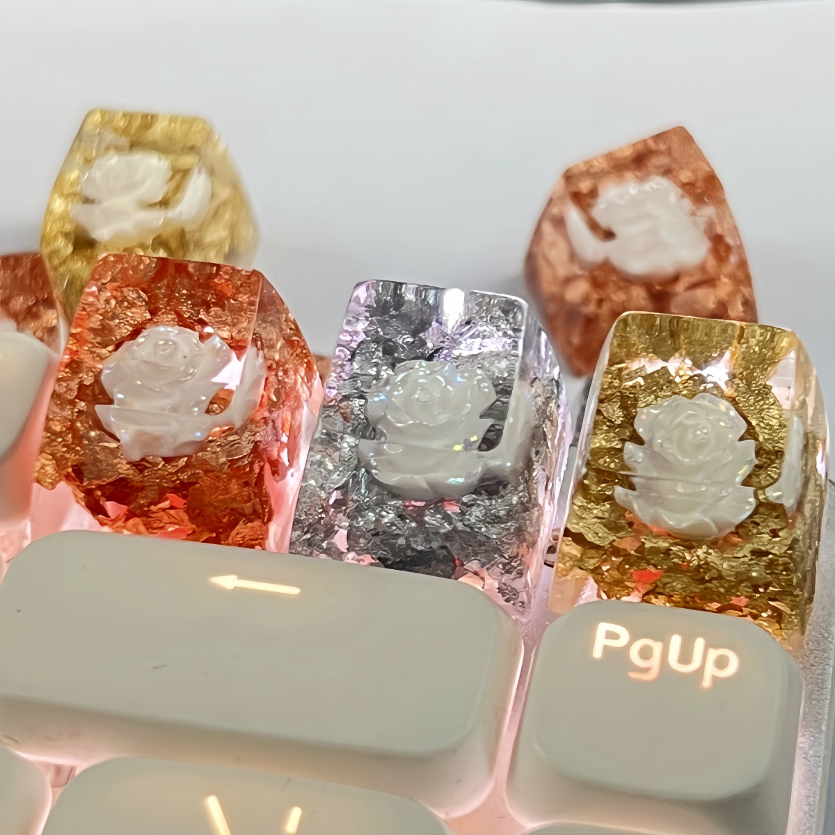 Cute DIY Resin Gaming Mechanical Keyboard Keycaps Cute DIY Resin Gaming Mechanical Keyboard Keycaps