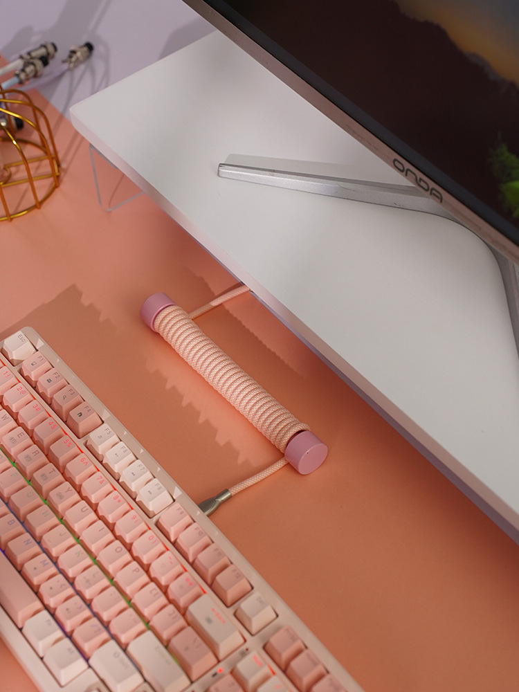 Custom Mechanical Keyboard Magnetic Axis Type-C Braided Cable Set Custom Mechanical Keyboard Magnetic Axis Type-C