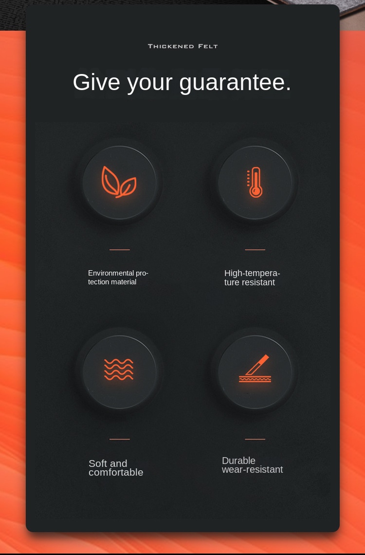 Large 5mm Thick Felt Cork Mouse Pad for Office Use Large 5mm Thick Felt Cork Mouse Pad for Office Use