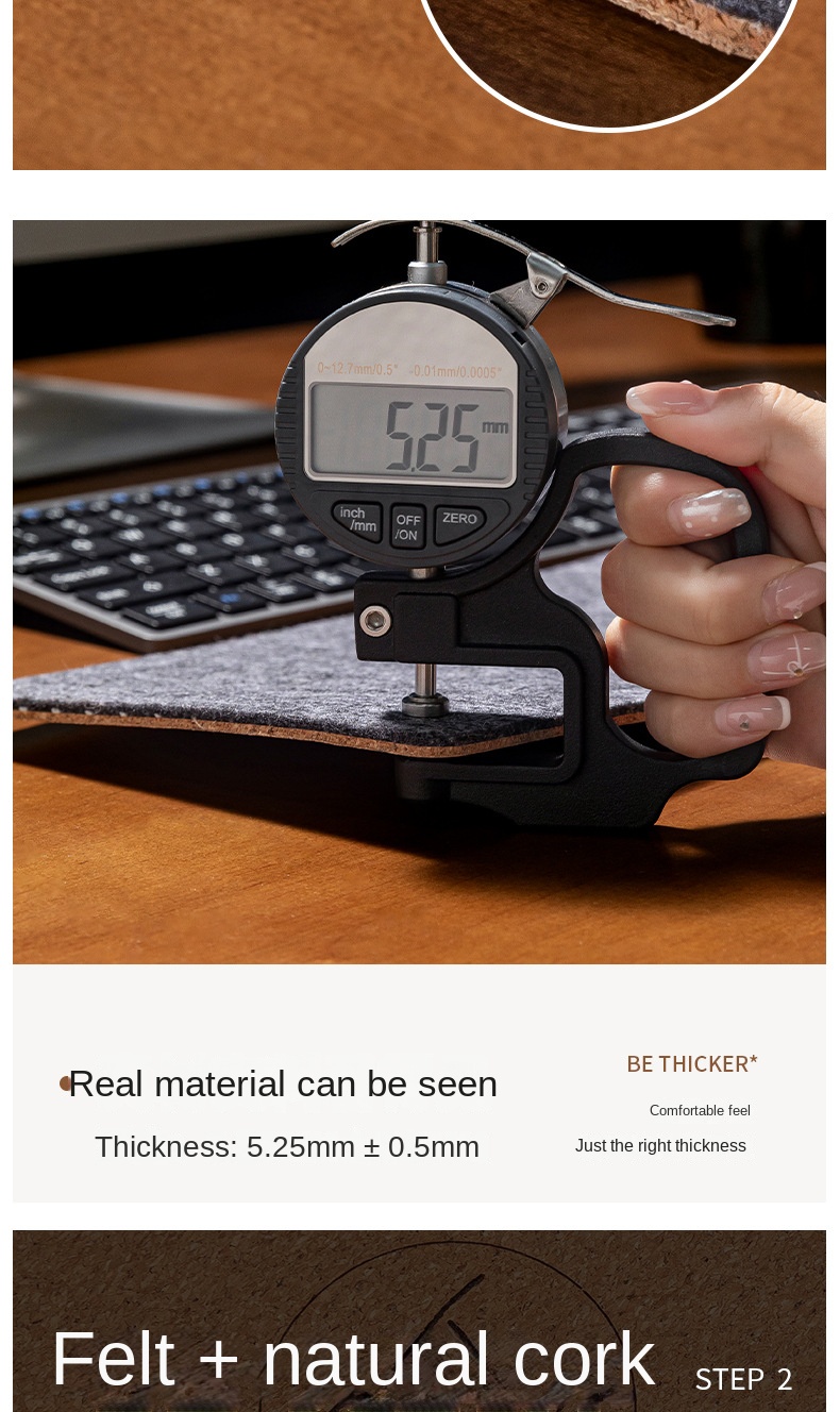 Cork Mouse Pad and Desk Mat for Office and Home Use Cork Mouse Pad and Desk Mat for Office and Home Use