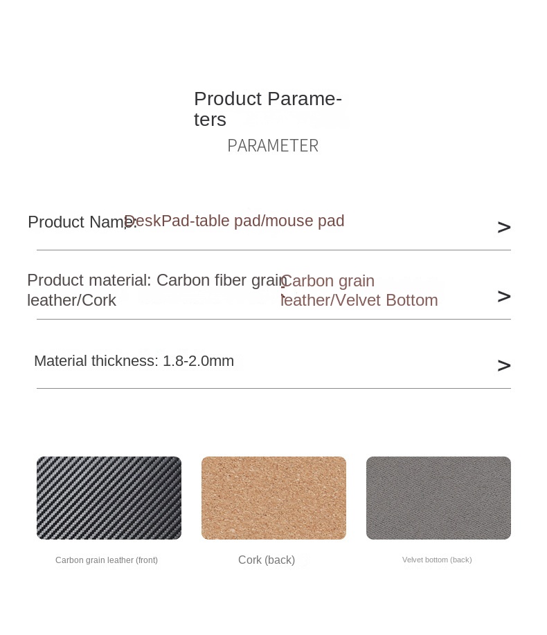 Large Waterproof Carbon Fibre Mouse Pad for Office Use Large Waterproof Carbon Fibre Mouse Pad for Office