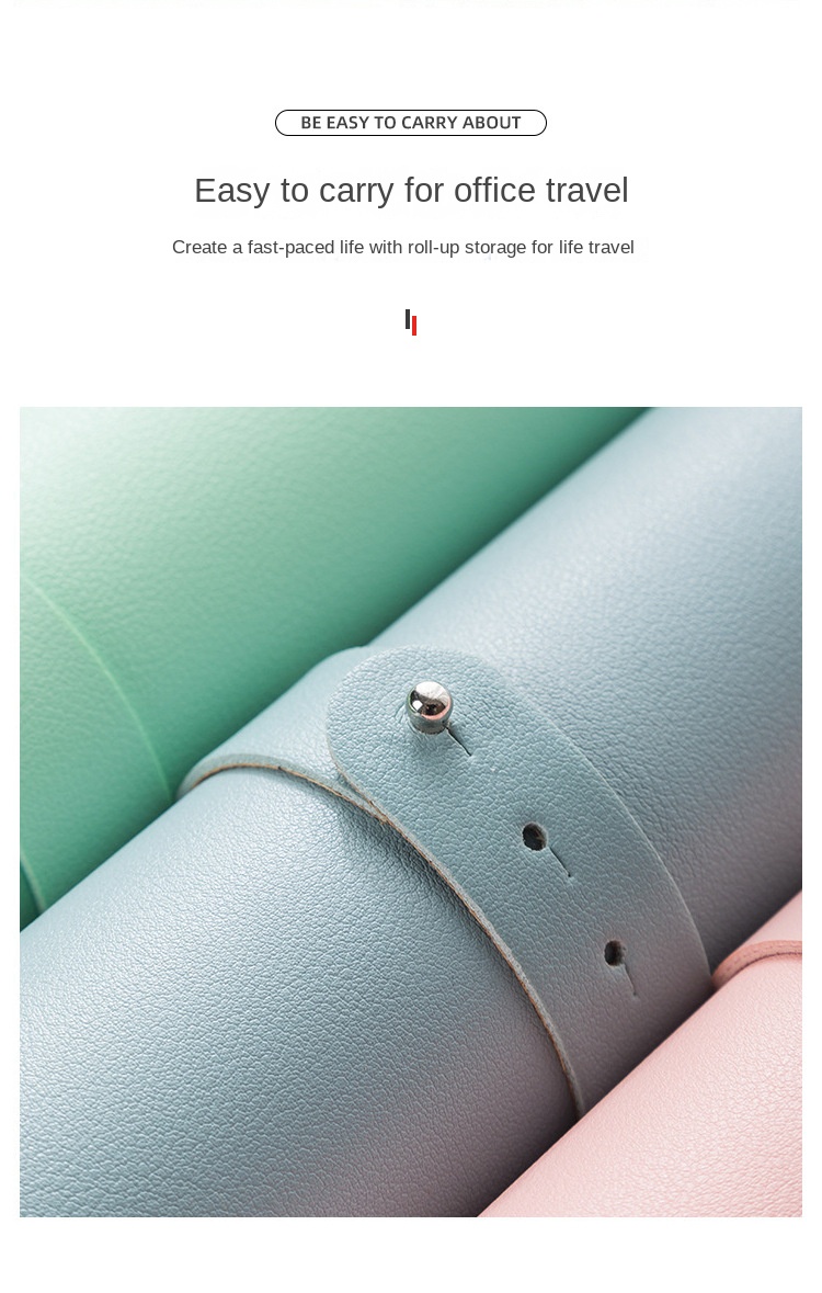 Large Leather Mouse Pad with Anti-Slip Design for Office Use Large Leather Mouse Pad with Anti-Slip Design for