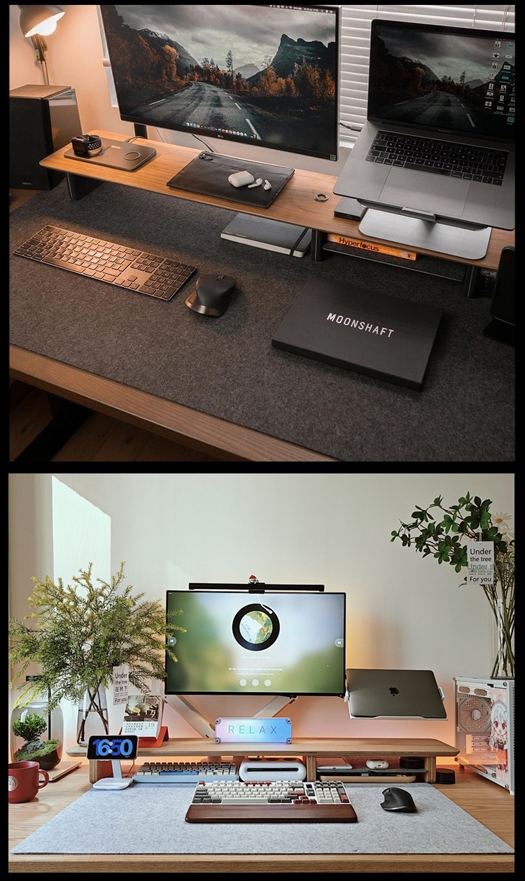 Large 5mm Thick Felt Cork Mouse Pad for Office Use Large 5mm Thick Felt Cork Mouse Pad for Office Use