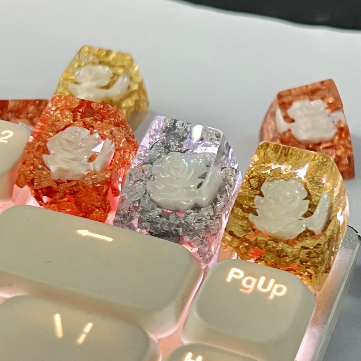 Cute DIY Resin Gaming Mechanical Keyboard Keycaps Cute DIY Resin Gaming Mechanical Keyboard Keycaps