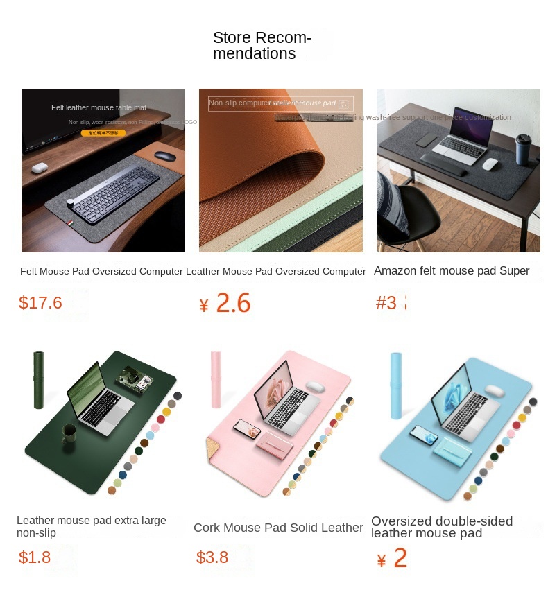 Large Felt Mouse Pad for Office Desk Gaming and Writing Large Felt Mouse Pad for Office Desk Gaming and