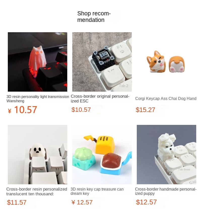 Cute DIY Mechanical Gaming Keyboard with Custom Keycaps Cute DIY Mechanical Gaming Keyboard with Custom