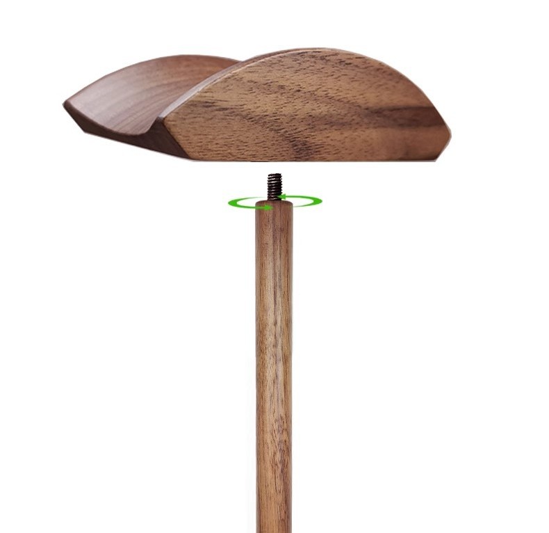 Wooden Headphone Stand for Desk - Gaming and Storage Rack wooden headphone stand for desk gaming and storage rack