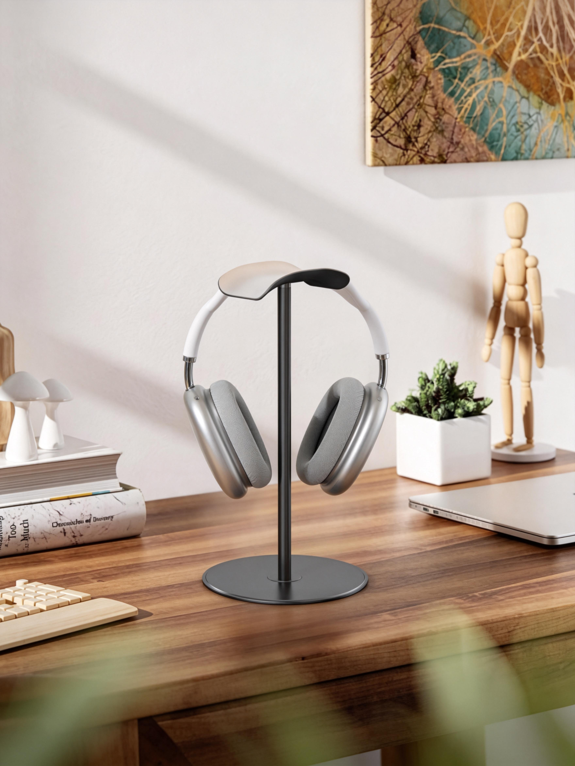 Desktop Metal Headphone Stand metal headphone stand for desktop compatible with airpods max
