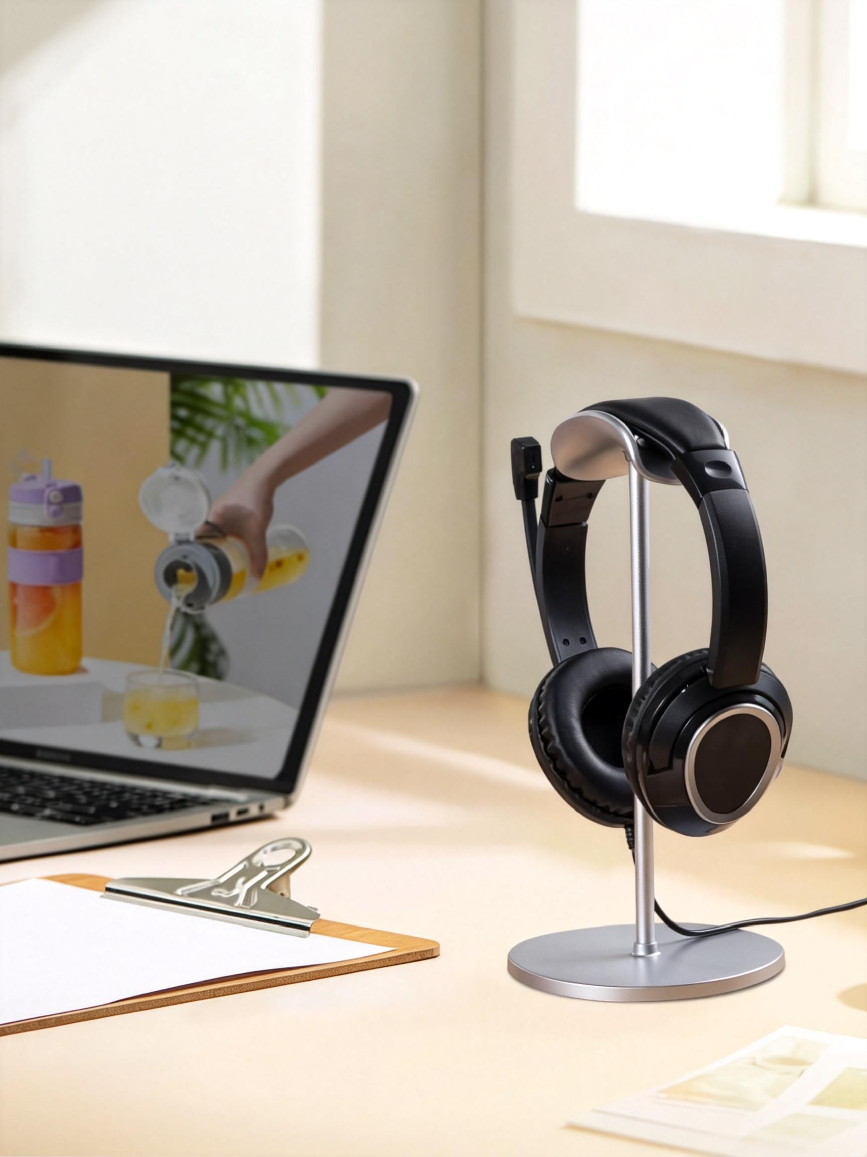 Aluminium Alloy Headphone Stand for Desk Storage aluminium alloy headphone stand for desk storage